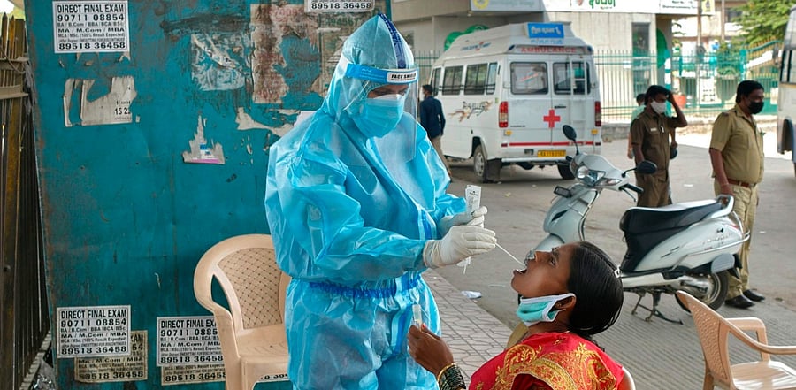 The case fatality rate in Telangana was 0.56 per cent, while it was 1.5 per cent at the national level. Credit: AFP Photo