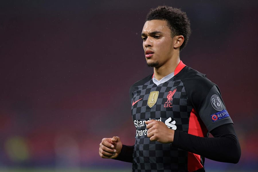Liverpool's English defender Trent Alexander-Arnold. Credit: AFP