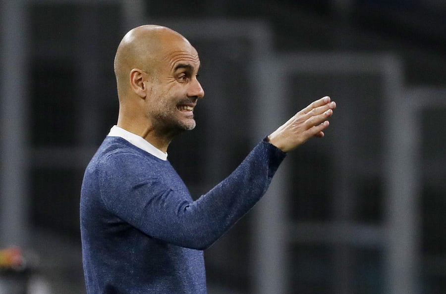 Manchester City manager Pep Guardiola. Credit: Reuters