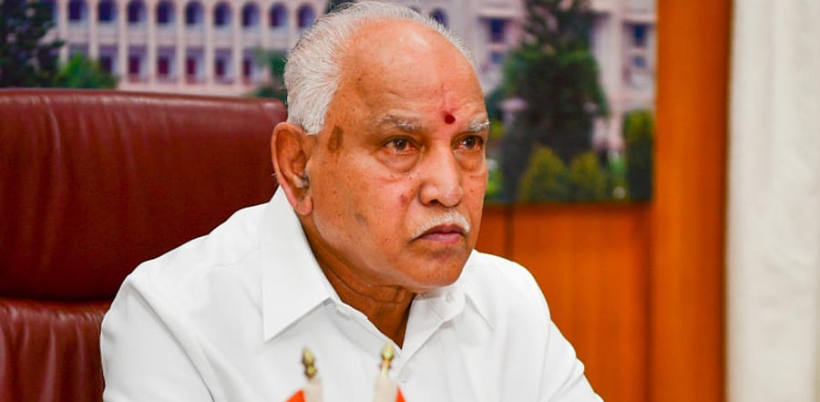 Karnataka Chief Minister B S Yediyurappa. Credit: DH Photo