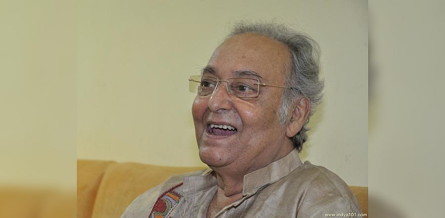 Legendary Bengali actor Soumitra Chatterjee. 