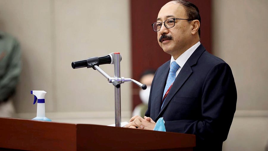 Foreign Secretary Harsh Vardhan Shringla. Credits: PTI Photo