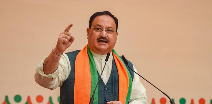 BJP president J P Nadda. Credit: PTI