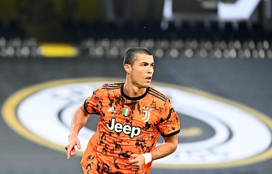 Ronaldo missed four games for Juventus including the midweek 2-0 Champions League defeat against Barcelona in Turin. Credit: AFP