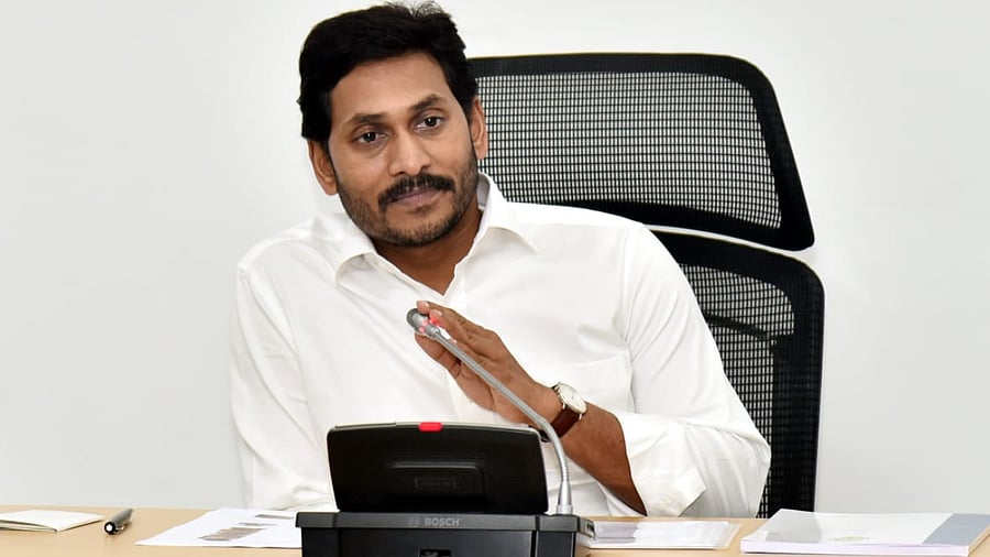 Andhra Pradesh CM Jaganmohan Reddy. Credits: DH Photo