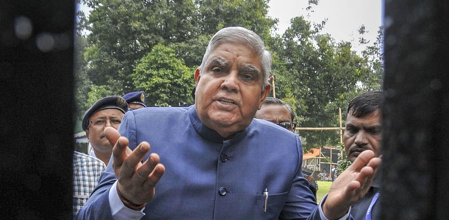 West Bengal Governor Jagdeep Dhankhar. Credit: PTI Photo