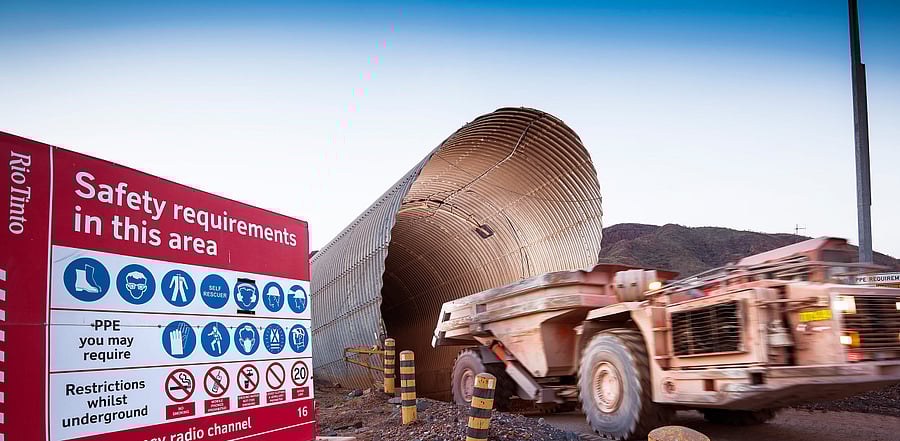 The Argyle mine, in the remote Kimberley region of Western Australia, churned out more than 90 percent of the world's pink diamonds -- sought after for their incredible rarity. Credit: riotinto.com