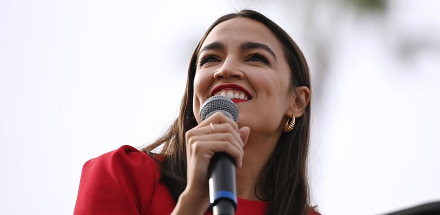 US Congress rep Alexandria Ocasio-Cortez. Credit: AFP Photo