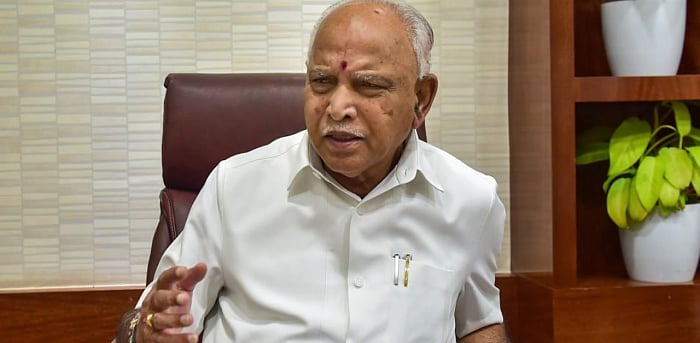 Karnataka Chief Minister B S Yediyurappa. Credit: PTI Photo
