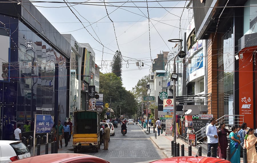 Church Street will be a testbed for assessing the changes in air quality. DH FILE PHOTO