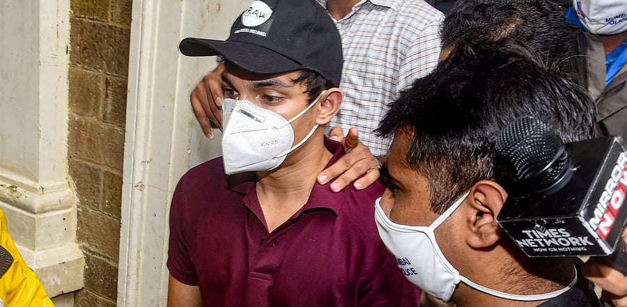 Showik Chakraborty, brother of Bollywood actress Rhea Chakraborty. Credit: PTI Photo