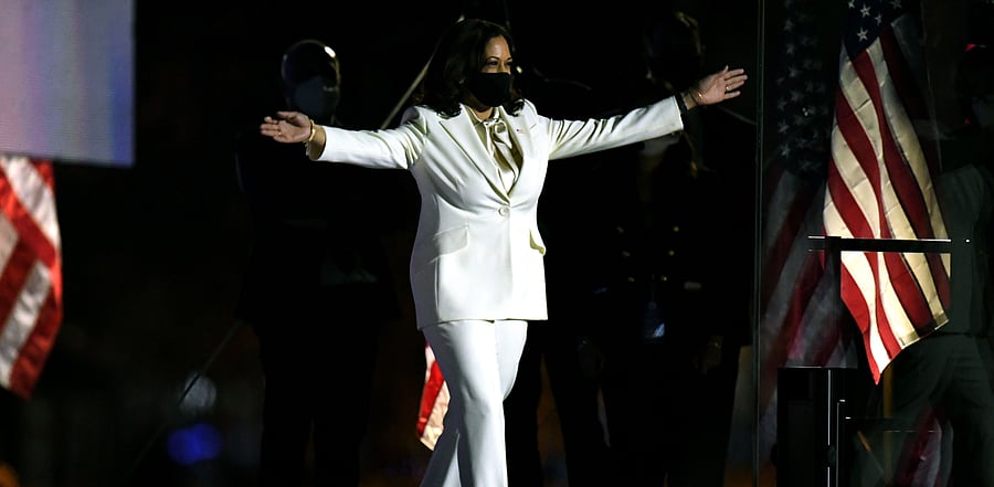 Harris’ rise to the second highest role in American government came four years after Hillary Clinton’s White House run fell short and 36 years after Geraldine Ferraro lost her bid for the vice presidency. Credit: AFP