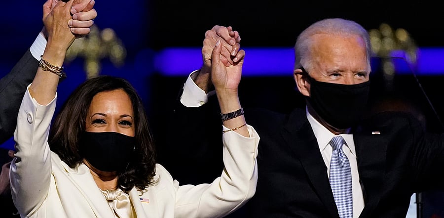 “My mother, who raised me and my sister, was a proud woman. She was a brown woman. She was a woman with a heavy accent. She was a woman, who many times people would overlook her, or not take her seriously. Or because of her accent, assume things about her intelligence. Now every time my mother proved them wrong. Credit: AP