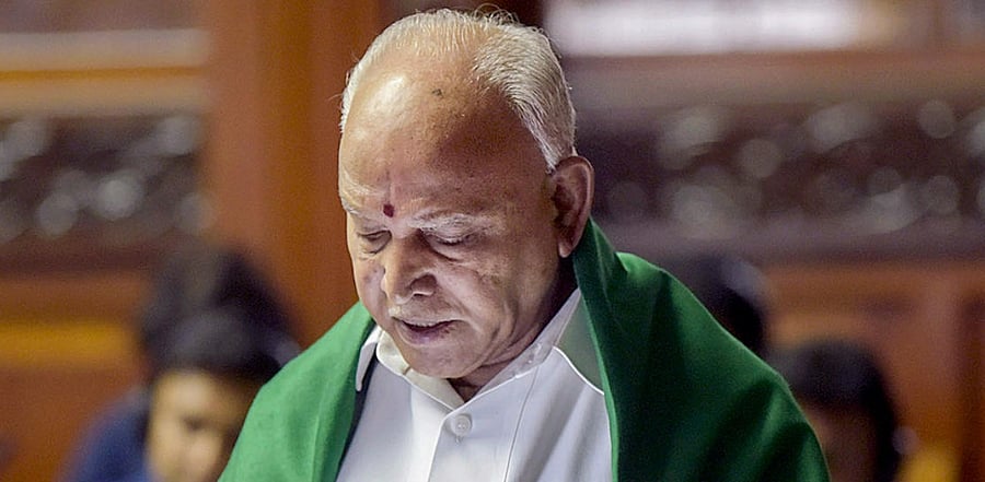Karnataka Chief Minister BS Yediyurappa. Credit: PTI