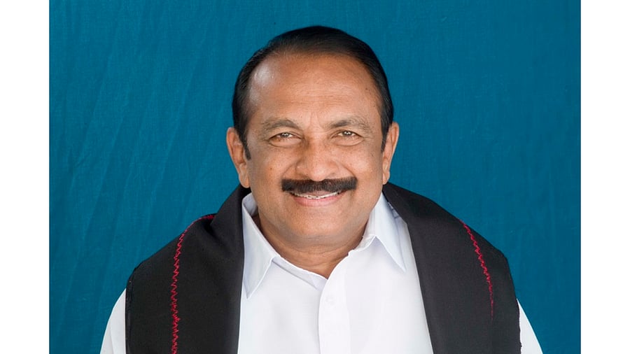 MDMK general secretary Vaiko. Credits: File Photo