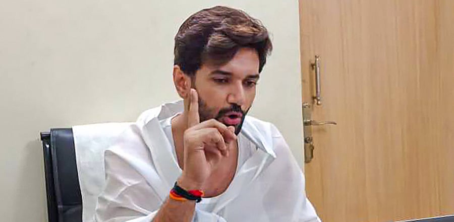 “If I am a vote-cutter, why have they (BJP leaders) aligned with us since 2014?,” asked Chirag. Credit: PTI photo