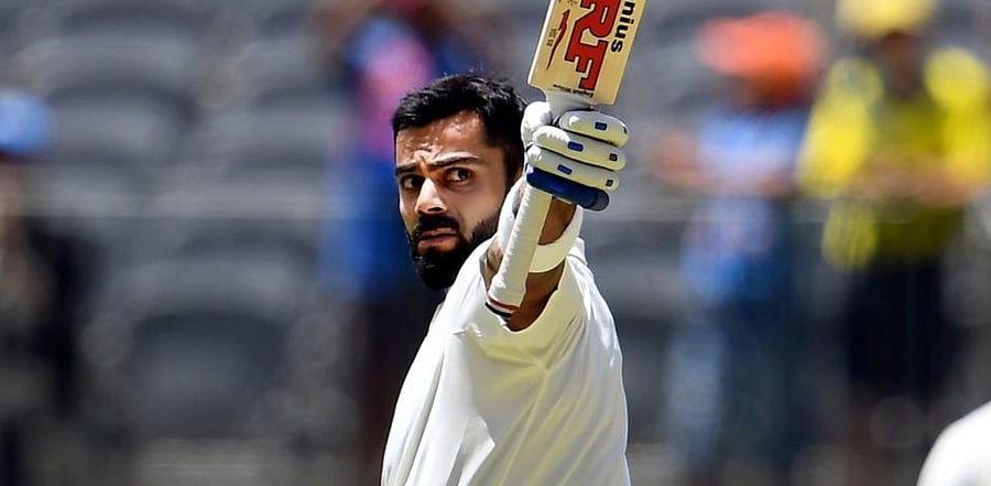 Virat Kohli will return for the birth of his first child with his wife Anushka Sharma. Credit: AFP Photo