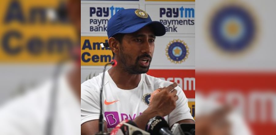 Wriddhiman Saha. Credit: AFP Photo