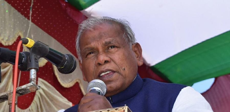 Hindustani Awam Morcha (HAM) chief Jitan Ram Manjhi. Credit: Twitter (@ManjhiHAM)