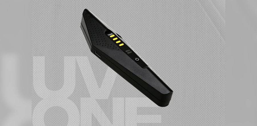 This certified sanitizer has a state-of-the-art Tilt sensor that allows the device to sanitize surfaces and also prevent unintended and accidental UV ray exposure to the human skin. Credit: MY website (myprotection.in)