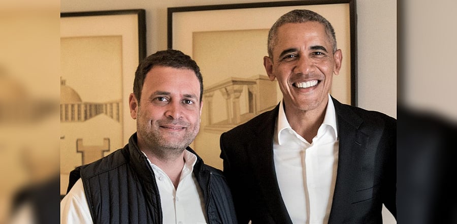 Rahul had met Obama in December 2017, when the former US President was on a visit to India to participate in a conference organised by a media house. Credit: PTI Photo