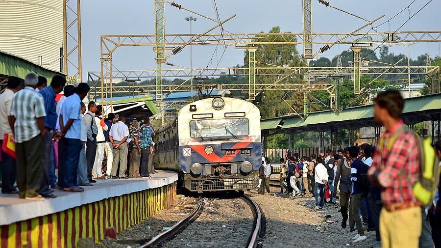 The Bengaluru suburban rail project will have four corridors and cost Rs 15,767 crore to build. DH FILE PHOTO