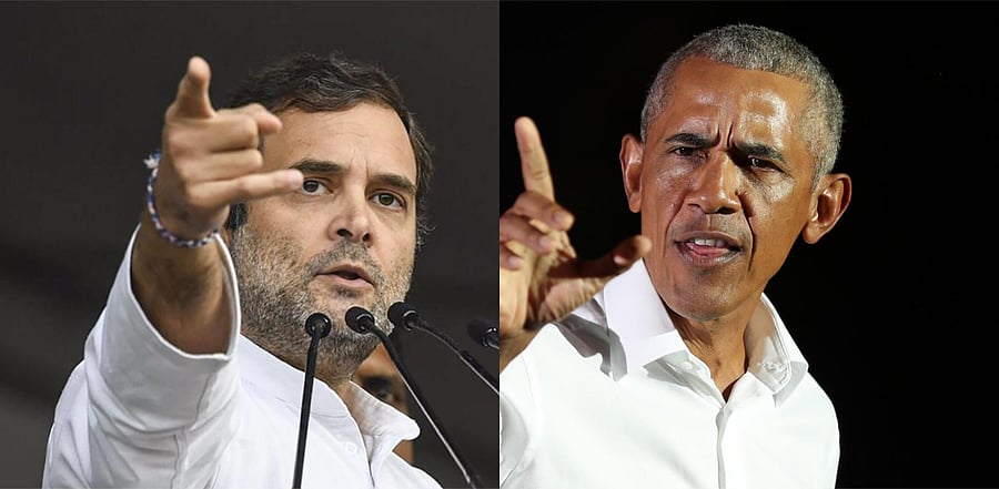 Rahul Gandhi's mother and Congress president Sonia Gandhi also appears to find mention in the memoir. Credit: PTI/AFP