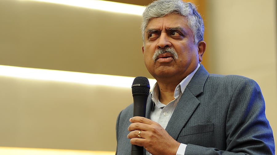 Infosys Chairman Nandan Nilekani. Credits: DH Photo