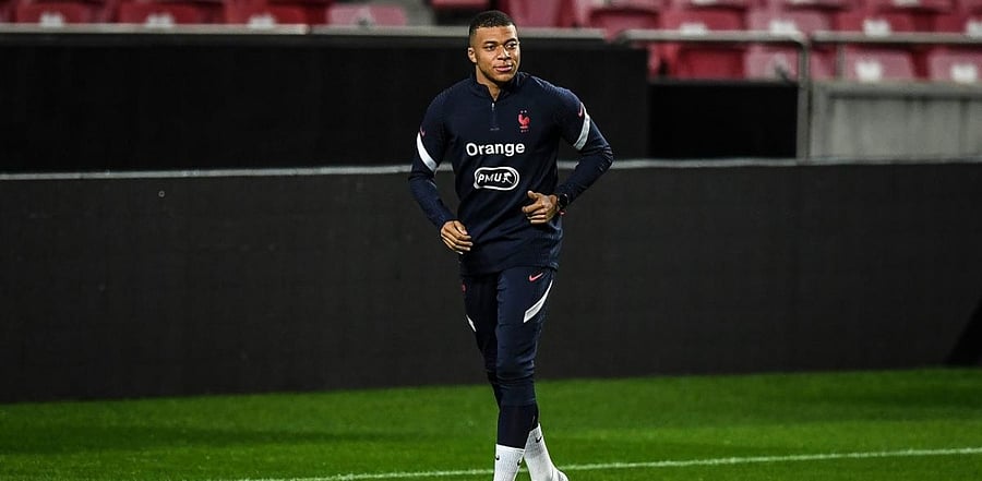 France's forward Kylian Mbappe. Credit: AFP