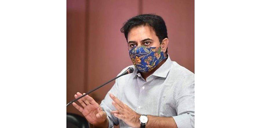 Municipal Administration Minister K T Rama Rao. Credit: Twitter/ KTR