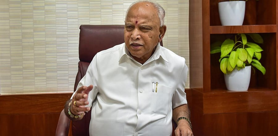 Karnataka Chief Minister B S Yediyurappa. Credit: PTI Photo