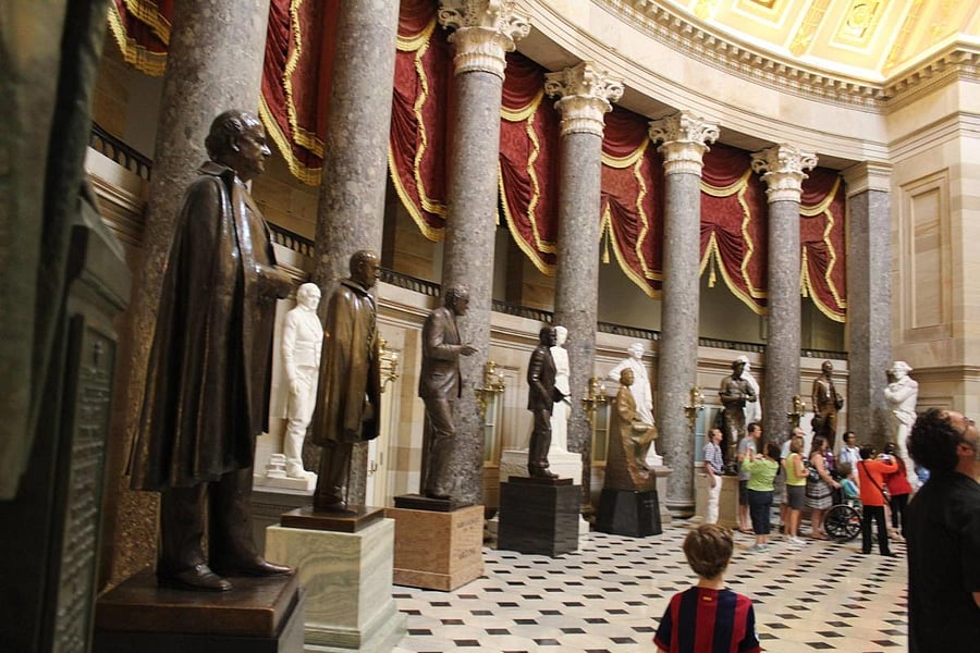 Statues at the Statuary Hall
