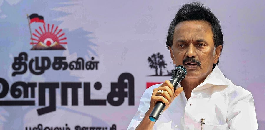 Opposition leader and DMK Party President M K Stalin. Credit: PTI Photo