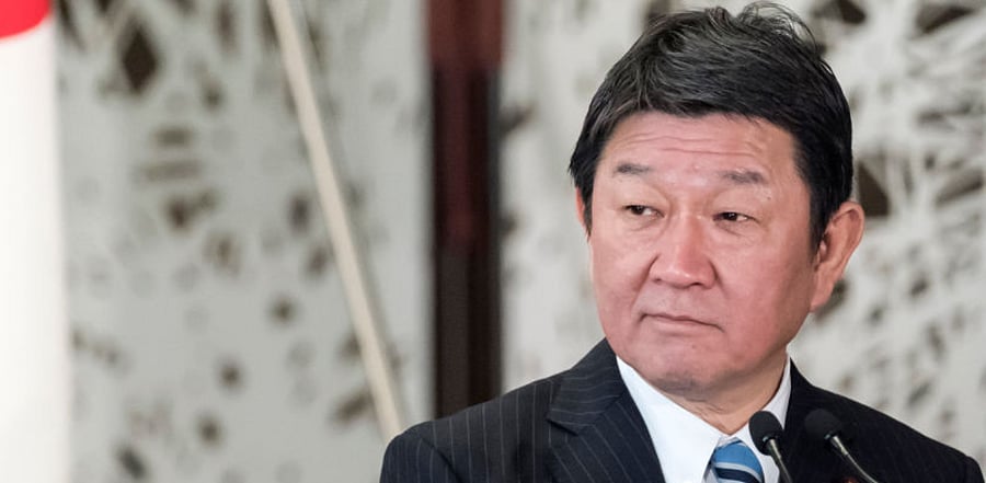Japanese Foreign Minister Toshimitsu Motegi. Credit: Getty Images