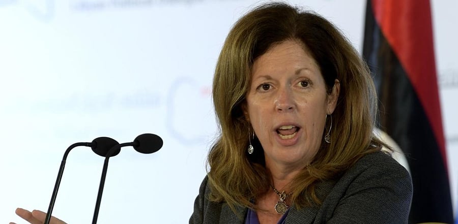 UN acting envoy to Libya Stephanie Williams. Credit: AFP