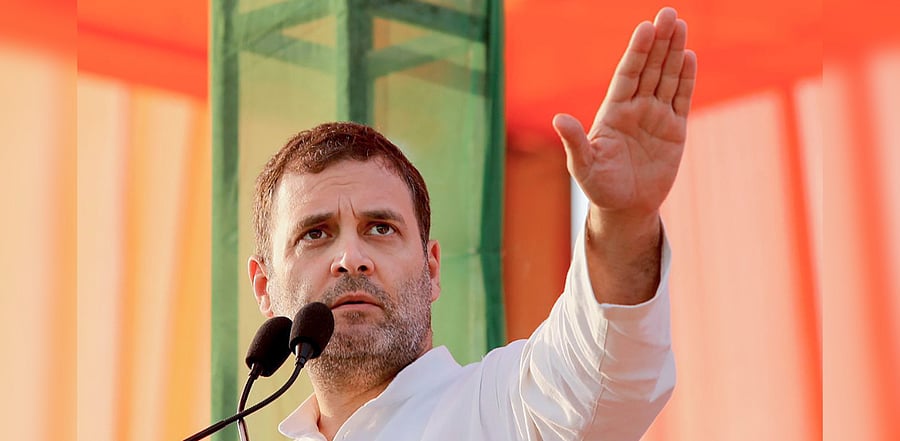 Congress leader and Wayanad MP Rahul Gandhi. Credit: PTI Photo
