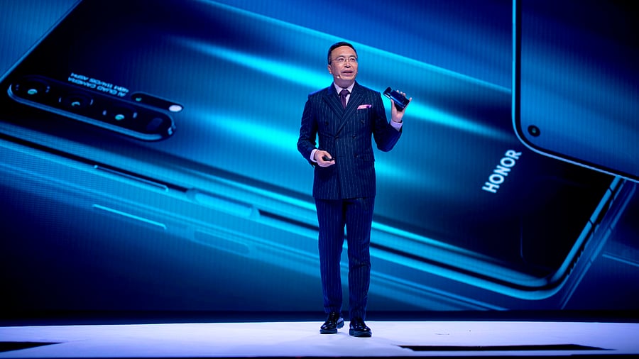 George Zhao, the president of Honor, a sub-brand of Chinese telecommunications company Huawei.