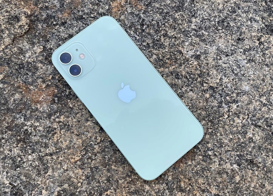 Apple iPhone 12 green model. Credit: DH Photo/KVN Rohit