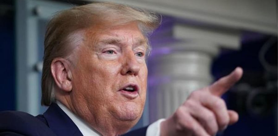 US President Donald Trump. Credit: AFP Photo