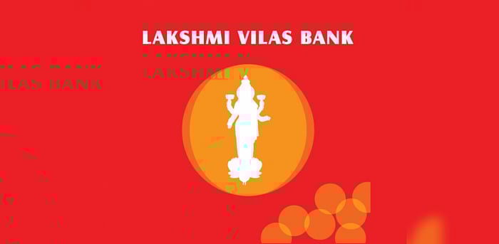 Lakshmi Vilas Bank logo.