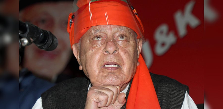Jammu and Kashmir National Conference President Farooq Abdullah. Credit: PTI Photo