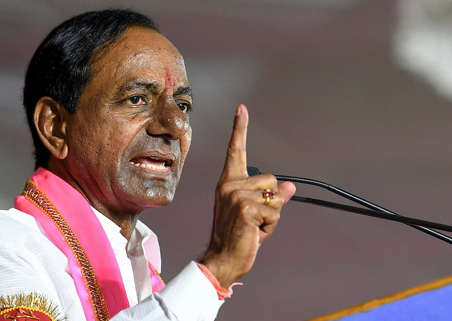 Telangana Chief Minister K Chandrashekar Rao. Credit: PTI File Photo