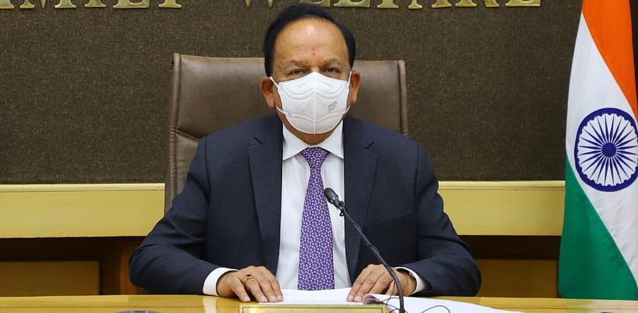 Union Health Minister Dr Harsh Vardhan. Credit: Twitter (@drharshvardhan)