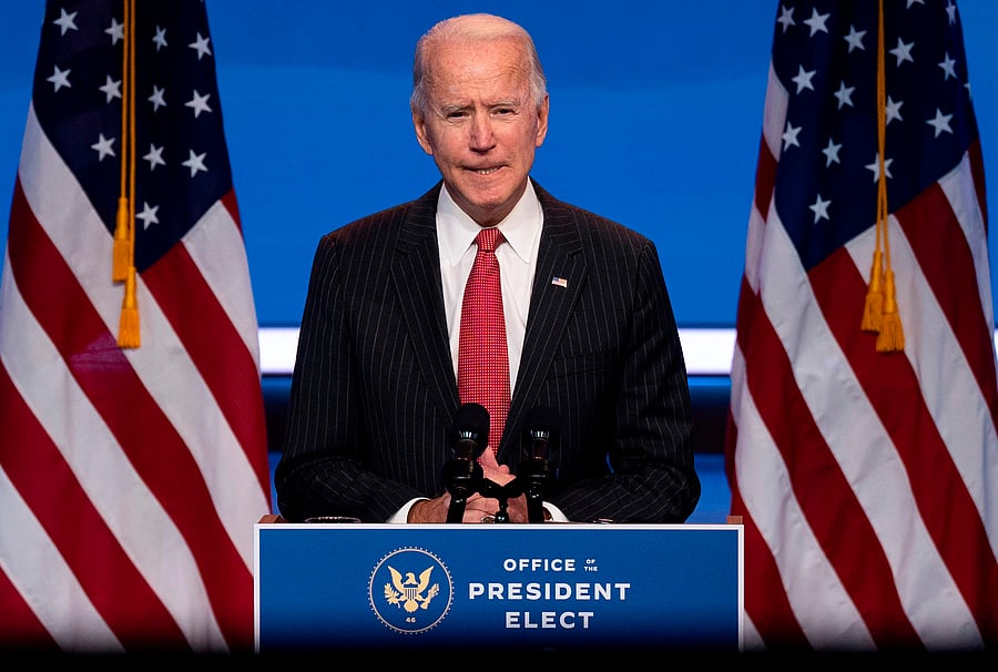 US President-elect Joe Biden. Credit: AFP Photo