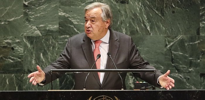 UN Secretary-General Antonio Guterres. Credit: AFP Photo