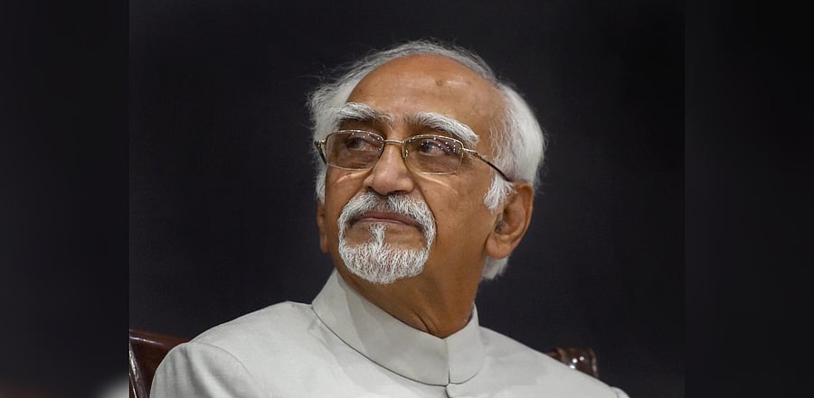 Former vice-president Hamid Ansari. Credit: PTI Photo