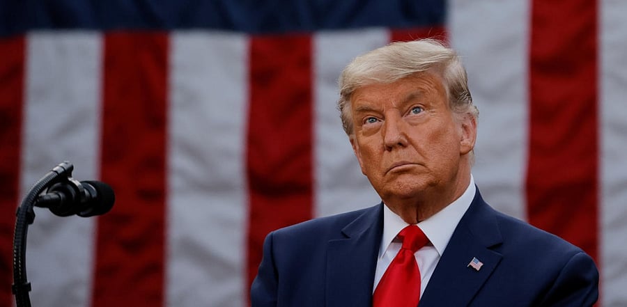 US President Donald Trump. Credit: Reuters Photo