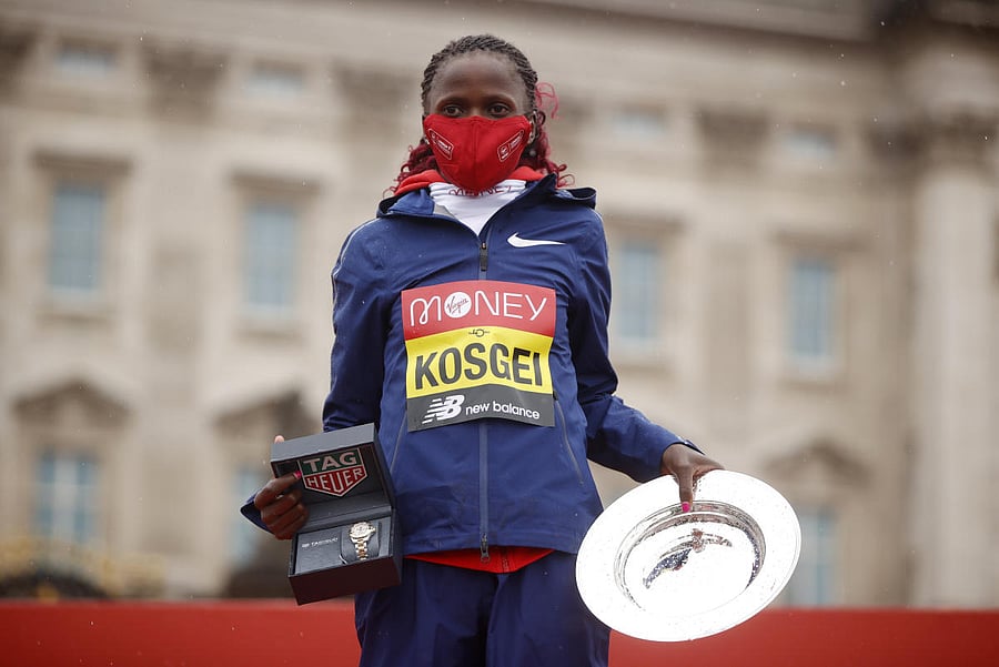Kenya's Brigid Kosgei. Credit: Reuters file photo