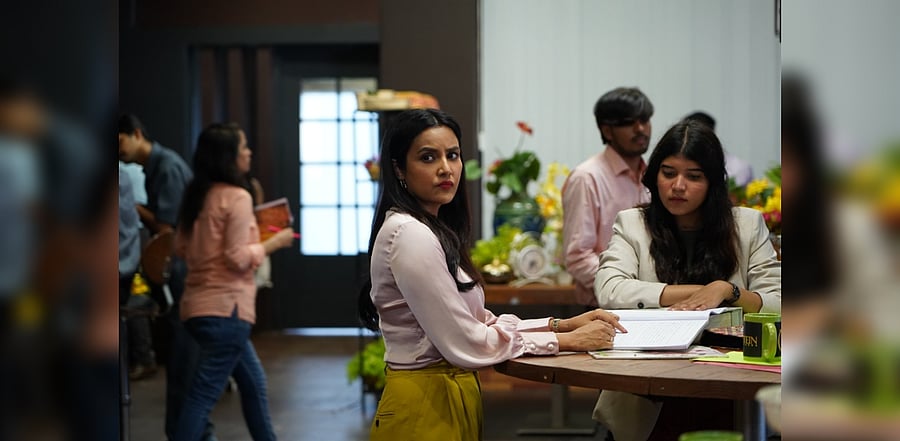 Priya Anand in a still from 'A Simple Murder'. Credit: SonyLiv