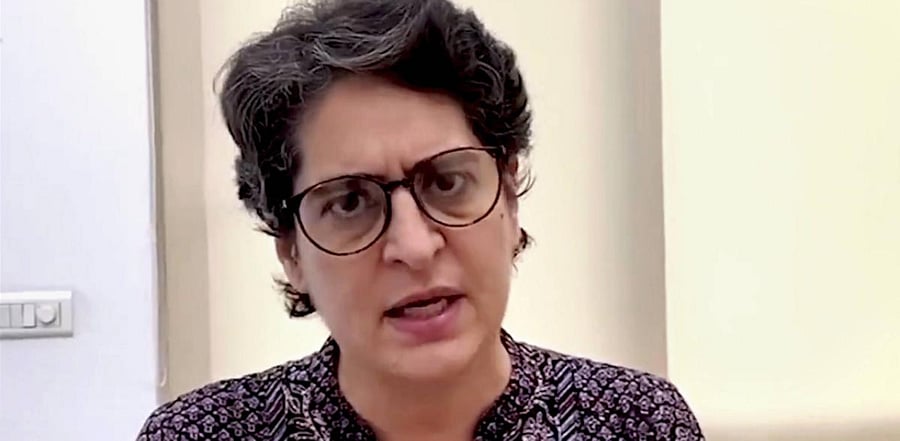 AICC General Secretary Priyanka Gandhi Vadra. Credit: PTI Photo